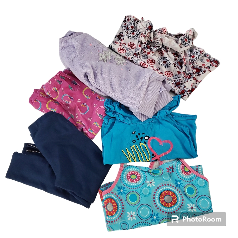 Bundle of 4t-5t Girl Clothing/ Pants, Tops,Dress